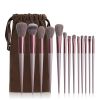 13 PCS/Lot Makeup Brushes Set Eye Shadow Foundation Women Cosmetic Powder Blush Blending Beauty Make Up Tool - As picture