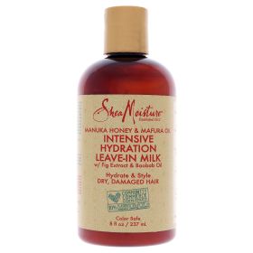 Manuka Honey and Mafura Oil Intensive Hydration Leave-In Milk by Shea Moisture for Unisex - 8 oz Cream - Unisex - 8 oz