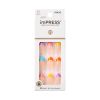 Kiss Impress Medium Almond Gel Press-on Nails, Glossy Multicolored French, 30 Pieces - KISS USA