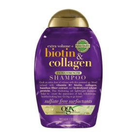 OGX Thick & Full + Biotin & Collagen Extra Strength Volumizing Daily Shampoo with Vitamin B7, 13 fl oz - OGX