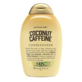 OGX Anti-Hair Fall + Coconut Caffeine Strengthening Conditioner with Coffee Extract, 13 fl oz - OGX