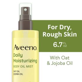 Aveeno Daily Moisturizing Body Oil Mist with Oat Oil, 6.7 fl oz - Aveeno