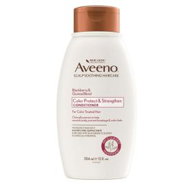 Aveeno Blackberry & Quinoa Strengthening Conditioner for Color-Treated Hair, 12 fl oz - Aveeno