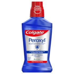 Colgate Peroxyl Mouth Sore Rinse;  1.5% Hydrogen Peroxide;  Mild Mint;  500 ml;  16.9 fl.oz - Colgate