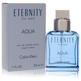 Eternity Aqua by Calvin Klein Eau De Toilette Spray 1 oz - Men - 1 oz