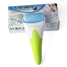 Ice Roller Body Face Facial Cold Gel Cooling Therapy Massager Skin Rejuvenation - Green