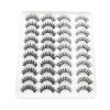 20 Pairs Mink Lashes Natural False Eyelashes Dramatic Volume Fake Lashes Soft Thick Long Eyelashes Wispy Makeup Extension 2022 - YP207