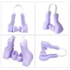 Magic Nose Shaper Clip Nose Lifting Shaper Shaping Bridge Nose Straightener Silicone Nose Slimmer No Painful Hurt Beauty Tools - Purple - 2Pcs