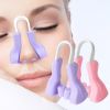 Magic Nose Shaper Clip Nose Lifting Shaper Shaping Bridge Nose Straightener Silicone Nose Slimmer No Painful Hurt Beauty Tools - Purple - 2Pcs