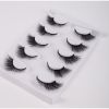 New 5Pairs High Quality Faux Eyelashes Handmade 3D Winged Natural Long Lashes Soft Cat Eye Fake Eyelash For Eye Makeup Wholesale - ZY19978-X160