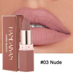 HANDAIYAN Han Daiyan 6-color Matte Nourishing Lipstick Lipstick (Option: 03 Nude)