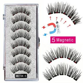 Magnetic False Eyelash Suit Series Magnetic Eyelash Daily Wear Clip Can Be Reused (size: MB15K)