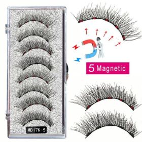 Magnetic False Eyelash Suit Series Magnetic Eyelash Daily Wear Clip Can Be Reused (size: MB17K)