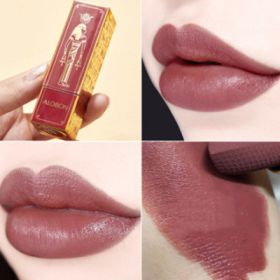 Velvet Matte Lipstick Matte Blood Orange (Option: Cinnamon Milk Tea)