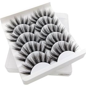 3D False Eyelashes 5Pairs Natural And Soft (Option: GL704)