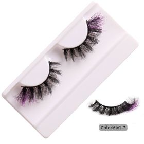 fashion High Color Fried Curly Eyelashes (Option: ColorMix17)