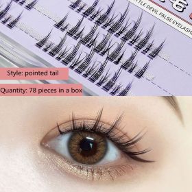 Dense And Light Natural Simulation Single Cluster Segmented Grafting Of Novice Eyelashes (Option: Style B)