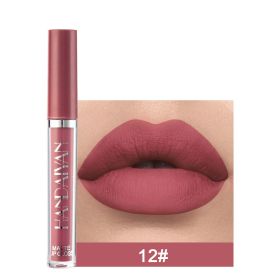 Lip Mud Lazy Lipstick Lip Glaze Authentic Matte Lip Gloss Not Easy To Dip Cup (Option: 12 Style)