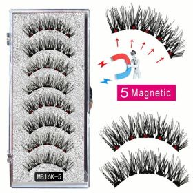 Magnetic False Eyelash Suit Series Magnetic Eyelash Daily Wear Clip Can Be Reused (size: MB16K)