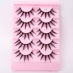 Natural 3D Dramatic Fairy Clusters Manga Lashes Fake Eyelashes (Option: S02)