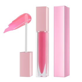 Lip Honey Matte Lipstick Glossy Clear Frosted Square Tube (Option: Style2-Diamond highgloss lip gloss)