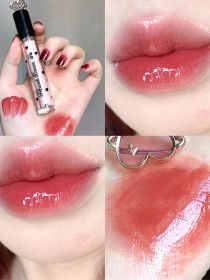 Flower Know Crystal Jelly Lip Glaze Mirror Moisturizing Lipstick (Option: G02)