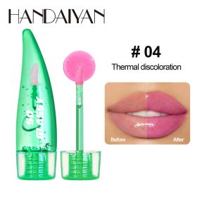 Color-changing Lip Gloss Pearlescent Mirror Glass Transparent (Option: 04 Style)