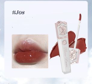 Flower Know Crystal Jelly Lip Glaze Mirror Moisturizing Lipstick (Option: J08)