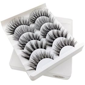 3D False Eyelashes 5Pairs Natural And Soft (Option: GL700)