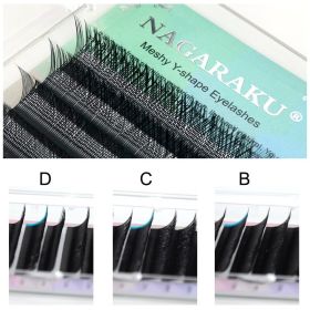 Thick Natural Mesh Woven Artificial Eyelashes (Option: 0.05C-12mm)