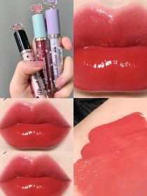 Flower Know Crystal Jelly Lip Glaze Mirror Moisturizing Lipstick (Option: G08)