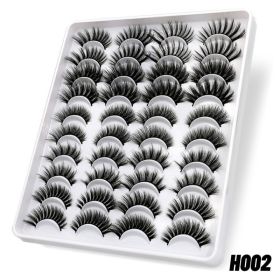 Self-adhesive False Eyelashes In Europe And America 20 Pairs (Option: H002)