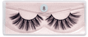 3D Stereo Curling Thick Large Radian Eyelash Natural Long Soft False Eyelashes (Option: 8)