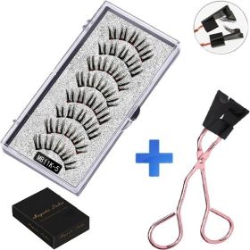 Magnetic False Eyelash Suit Series Magnetic Eyelash Daily Wear Clip Can Be Reused (size: MB11K Eyelash curler)