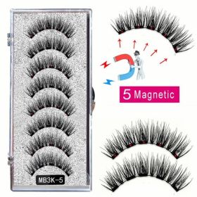 Magnetic False Eyelash Suit Series Magnetic Eyelash Daily Wear Clip Can Be Reused (size: MB3K)